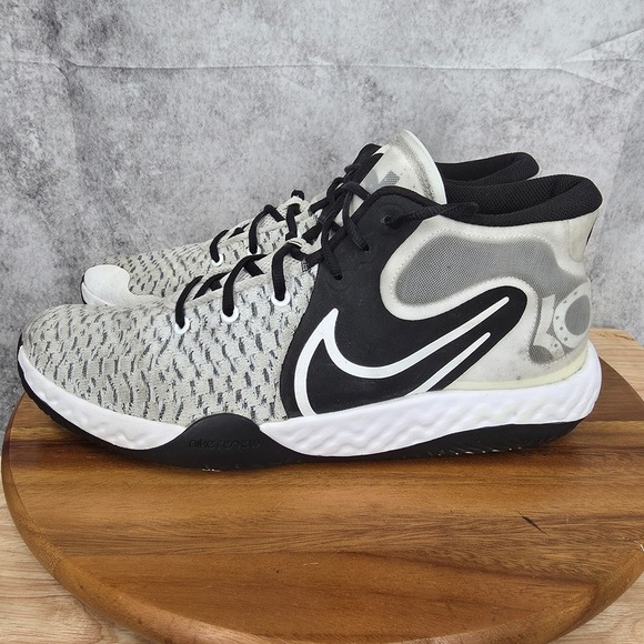 Nike‎ KD Trey 5 VIII Basketball Shoes Mens 14 White Black Sneakers CK2090-101 - Picture 6 of 11